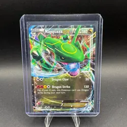 Rayquaza EX Pokemon XY Roaring Skies 060/108 Ultra Rare Full Art Holo LP - Image 1