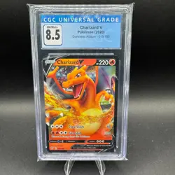 Charizard V Pokemon SWSH Darkness Ablaze 019/189 Ultra Rare CGC 8.5 PSA TAG - Image 1