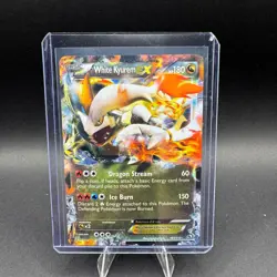White Kyurem EX Pokemon B+W Legendary Treasures 101/113 Holo Rare LP - Image 1
