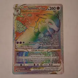 Pokemon Hisuian Typhlosion VSTAR 193/189 Astral Radiance Holo Secret Rare - Image 1