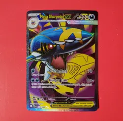Mega Sharpedo EX 113/94 Ultra Rare full art holo Phastasmal Flames Pokemon 2026 - Image 2