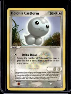 2006 Pokemon EX Holon Phantoms Holon's Castform #44/110 - Image 1