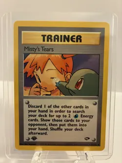 Pokemon Misty's Tears Gym Challenge First Edition 118/132 NM - Image 1