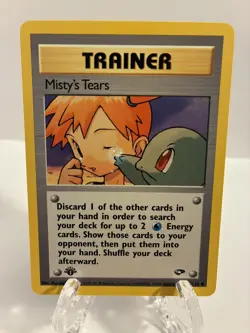 Pokemon Misty's Tears Gym Challenge First Edition 118/132 NM - Image 2