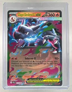 Mega Charizard X ex 2025 Pokemon Phantasmal Flames #013 Double Rare - Image 1