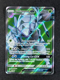 2017 Pokemon GOLISOPOD GX #129/147 Burning Shadows Ultra Rare English - Image 1