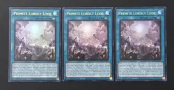 2026 YUGIOH RARITY RA05 1ST ED ULTRA RARE PRIMITE LORDLY LODE X3 NM - Image 1