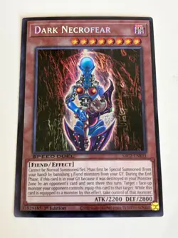 Yugioh - Dark Necrofear x 3 - 1st Edition Prismatic Secret Rare NM - Free Holo - Image 4