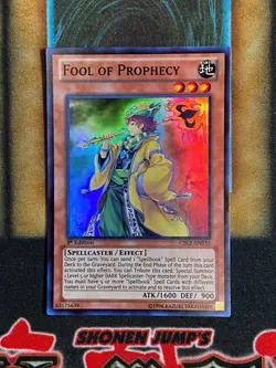 Yugioh Fool Of Prophecy CBLZ-EN035 Super Rare 1st Ed NM - Image 1