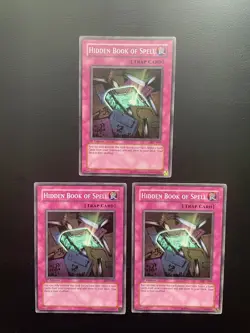 Yugioh Hidden Book of Spell MFC-099 Common 1st Edition MP/HP X3 - Image 1