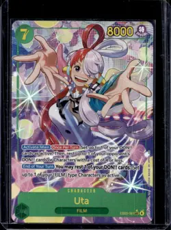 2026 One Piece Heroines Edition Uta Secret Rare Alt Art #EB03-061 - Image 1