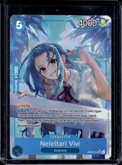 2026 One Piece Heroines Edition Nefeltari Vivi Special Card Alt Art #EB03-024 - Image 1