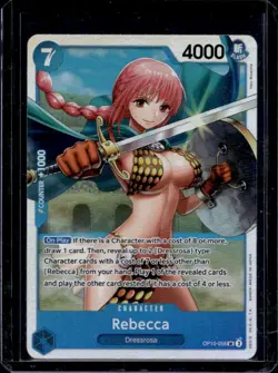 2025 One Piece Royal Blood OP10 Rebecca Super Rare #OP10-058 - Image 1