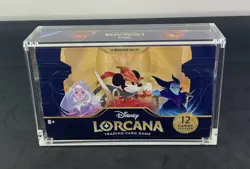 Disney Lorcana The First Chapter Booster Box Brand New Sealed With Acrylic Case - Image 1