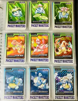 Pokemon Carddass 151 Types Full Comp No.001 Bandai Charizard Card Complete Set A - Image 1