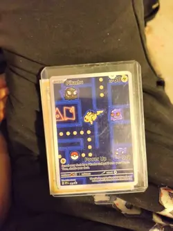 Pokemon Pikachu Pac Man Anima Waifu Sexy Doujin ACG DIY Full Art Card Holo - Image 2