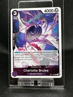 Charlotte Brulee OP11-069 English R A Fist of Divine Speed One Piece Card Game - Image 1