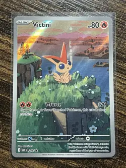 Victini 208 Black Star Promo Full Art Pokemon TCG Card - Near Mint + other promo - Image 1