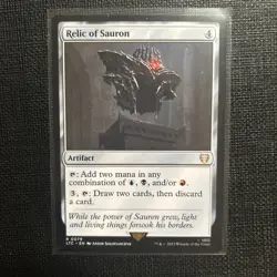 MTG - Relic of Sauron - Lord of the Rings Commander - LOTR - Image 1