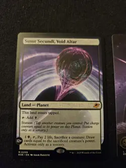 MTG Susur Secundi, Void Altar and Basic Swamp Edge of Eternities Regular - Image 3