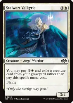 Stalwart Valkyrie - Near Mint MTG Foundations Jumpstart - Image 1