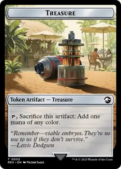 MTG - Treasure Token - REX 0002 - Universes Beyond: Jurassic World Collection - Image 1