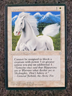 HIpparion Ice Age #31 Magic The Gathering 1995 MTG Single .............(DS3D1K7) - Image 1