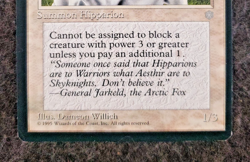 HIpparion Ice Age #31 Magic The Gathering 1995 MTG Single .............(DS3D1K7) - Image 5