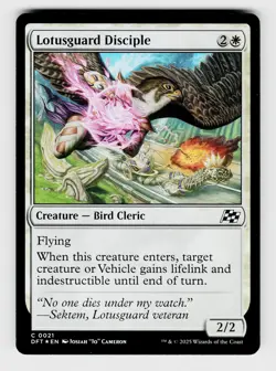 Magic the Gathering | MTG, Foil, Lotusguard Disciple, No.21, C - Image 1