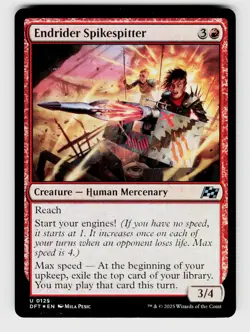 Magic the Gathering | MTG, Foil, Endrider Spikespitter, No.125, U - Image 1