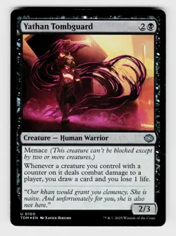 Magic the Gathering | MTG, Foil, Yathan Tombguard, No.100, U - Image 1