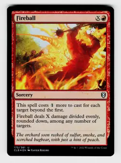 Magic the Gathering | MTG, Foil, Fireball, No.175, U - Image 1