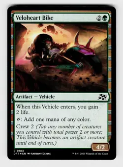 Magic the Gathering | MTG, Foil, Veloheart Bike, No.184, C - Image 1