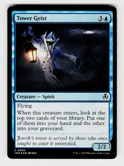 Magic the Gathering | MTG, Foil, Tower Geist, No.93, C - Image 1