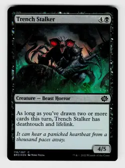 Magic the Gathering | MTG, Foil, Trench Stalker, No.116, C - Image 1