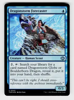 Magic the Gathering | MTG, Foil, Dragonstorm Forecaster, No.43, U - Image 1