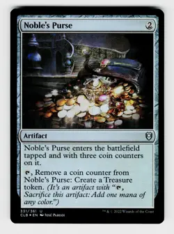 Magic the Gathering | MTG, Foil, Noble's Purse, No.331, U - Image 1