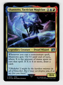 Magic the Gathering | MTG, Foil, Shantotto, Tactician Magician, No.241, U - Image 1