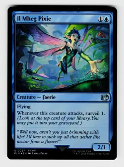 Magic the Gathering | MTG, Foil, Il Mheg Pixie, No.57, U - Image 1