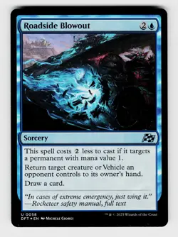 Magic the Gathering | MTG, Foil, Roadside Blowout, No.58, U - Image 1