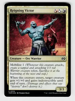 Magic the Gathering | MTG, Foil, Reigning Victor, No.216, C - Image 1