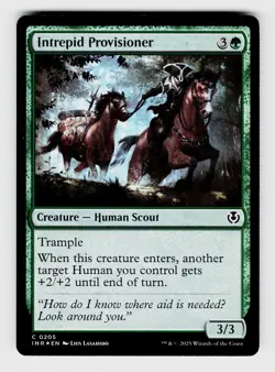 Magic the Gathering | MTG, Foil, Intrepid Provisioner, No.205, C - Image 1