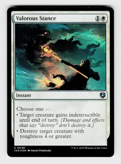 Magic the Gathering | MTG, Foil, Valorous Stance, No.48, U - Image 1