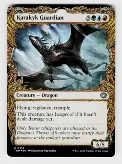 Magic the Gathering | MTG, Foil, Karakyk Guardian (Showcase), No.312, U - Image 1