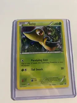 Snivy Bw06 Black & White Black Star Promo Holo Pokemon Card - Image 1