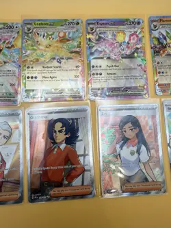 Pokemon Prismatic Evolutions EX & Trainer 10 Card Lot - NM - Image 4