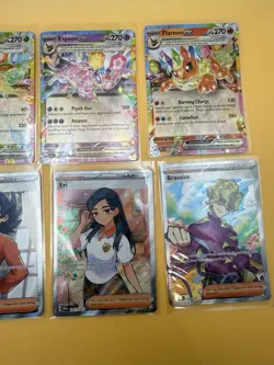 Pokemon Prismatic Evolutions EX & Trainer 10 Card Lot - NM - Image 5