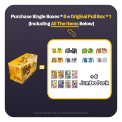 [Set of 8 boxes] Pokemon TCG S-Chinese Eevee Card Display Frame Gift Box - Image 2
