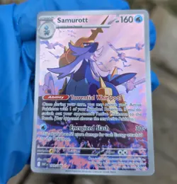 2025 Pokemon SV White Flare WHT EN Samurott Illustration Rare #107/086 - Image 2
