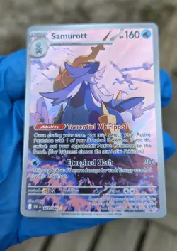 2025 Pokemon SV White Flare WHT EN Samurott Illustration Rare #107/086 - Image 4